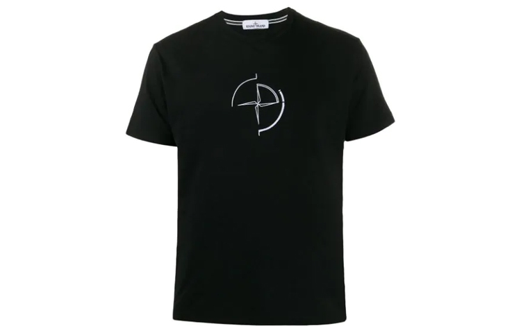 【代購】STONE ISLAND T-Shirts Men Black