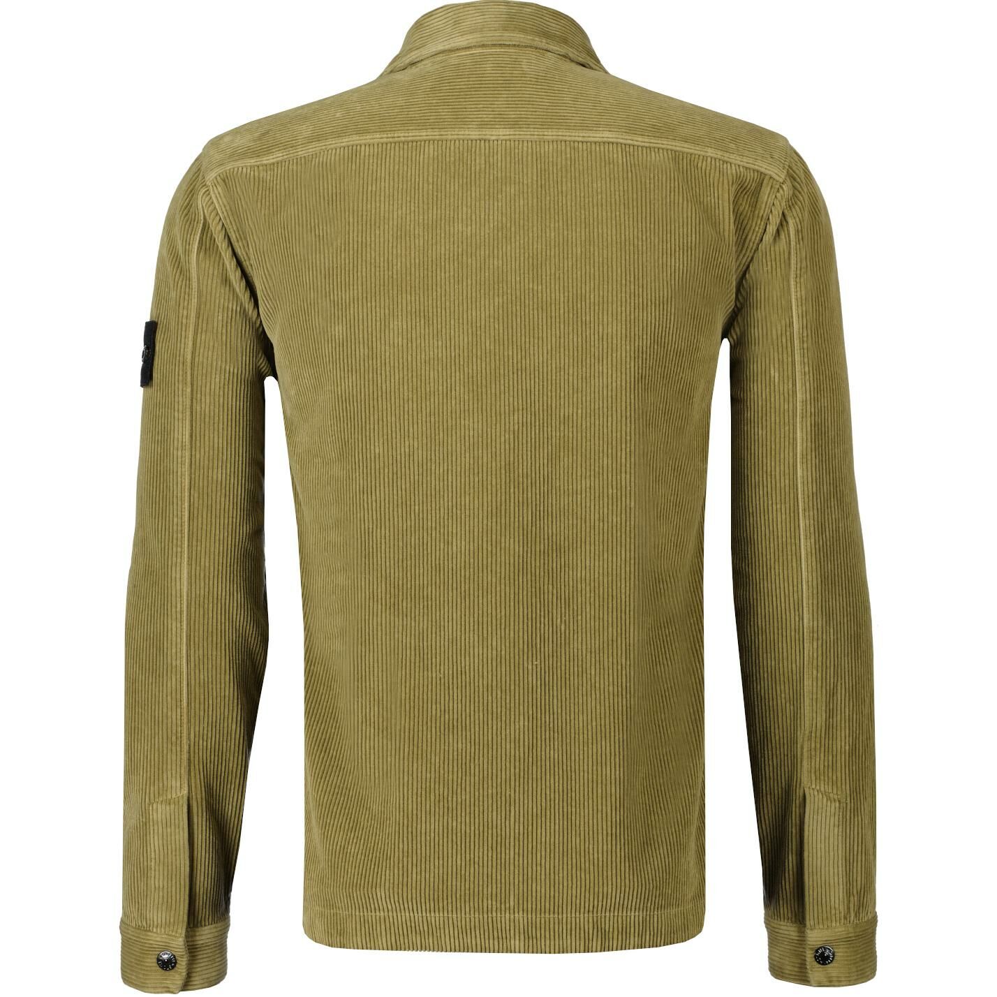 【代購】STONE ISLAND Logo Patch Corduroy Overshirt