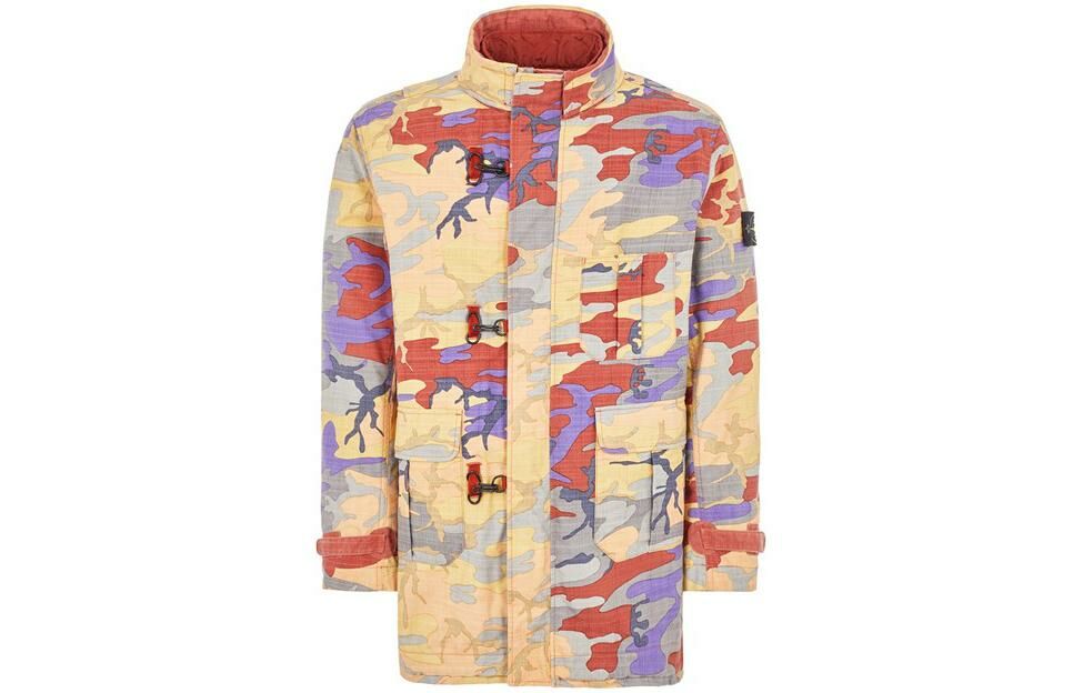 【代購】STONE ISLAND Camouflage-print Jacket