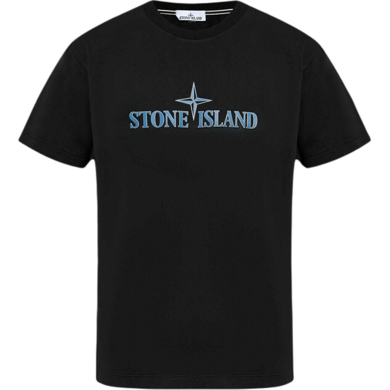 【代購】STONE ISLAND Logo Printed Crewneck T-Shirt
