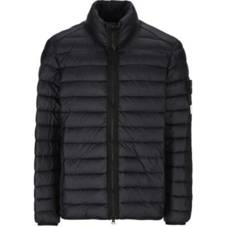 【代購】STONE ISLAND Logo Patch Zip-Up Jacket