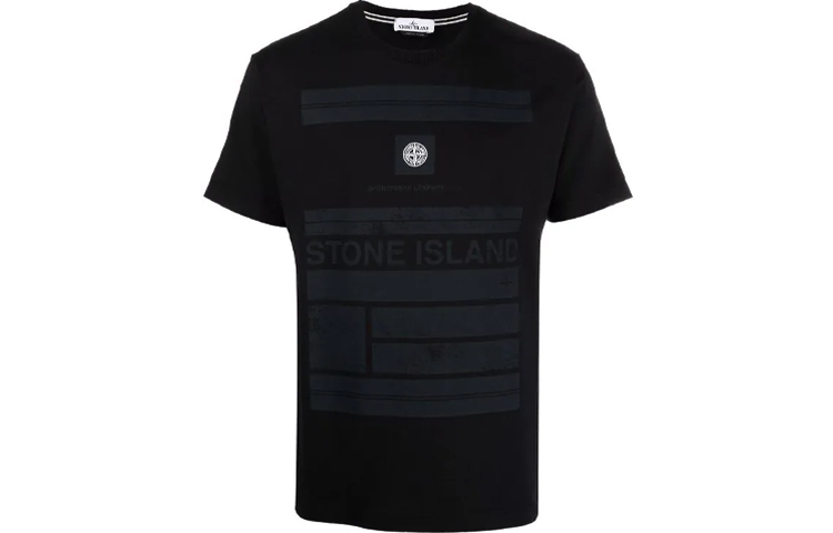 【代購】STONE ISLAND T-Shirts Men Black
