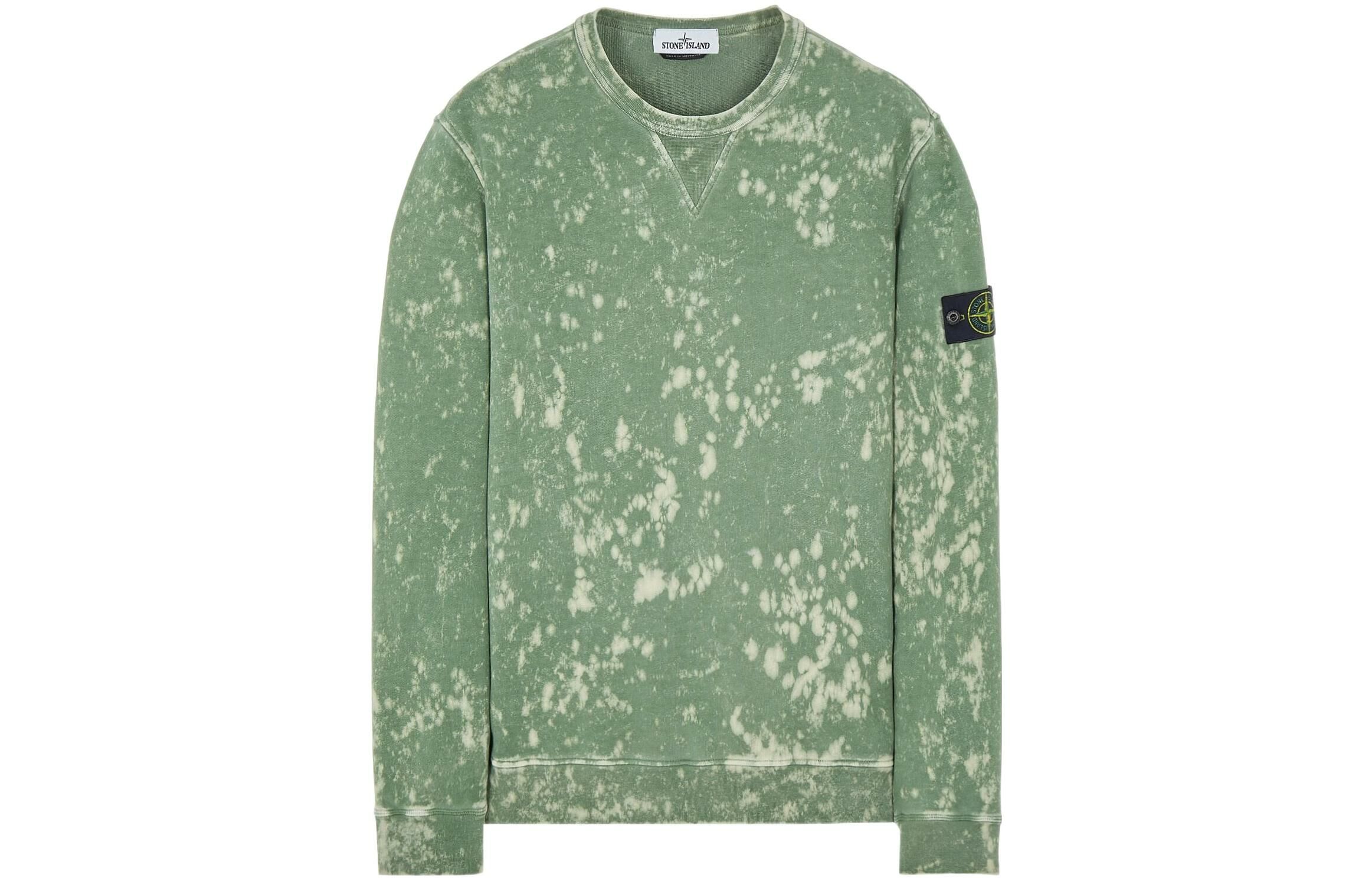 【代購】STONE ISLAND Sweatshirt Men's Olive Green