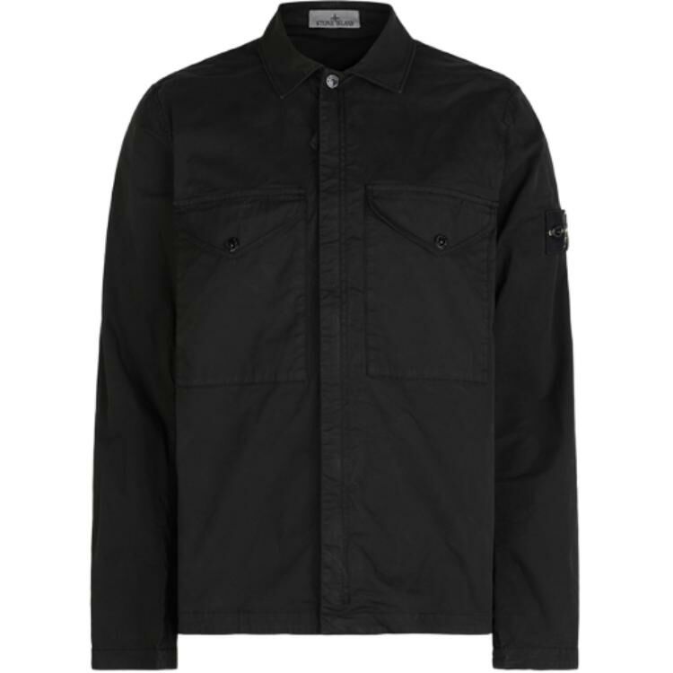 【代購】STONE ISLAND Compass-badge Shirt Jacket