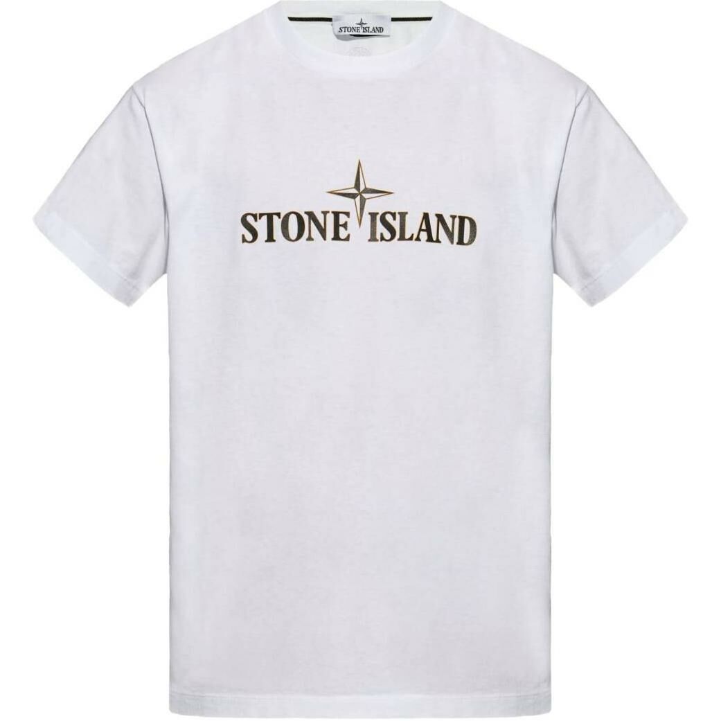 【代購】STONE ISLAND Logo Printed Crewneck T-Shirt