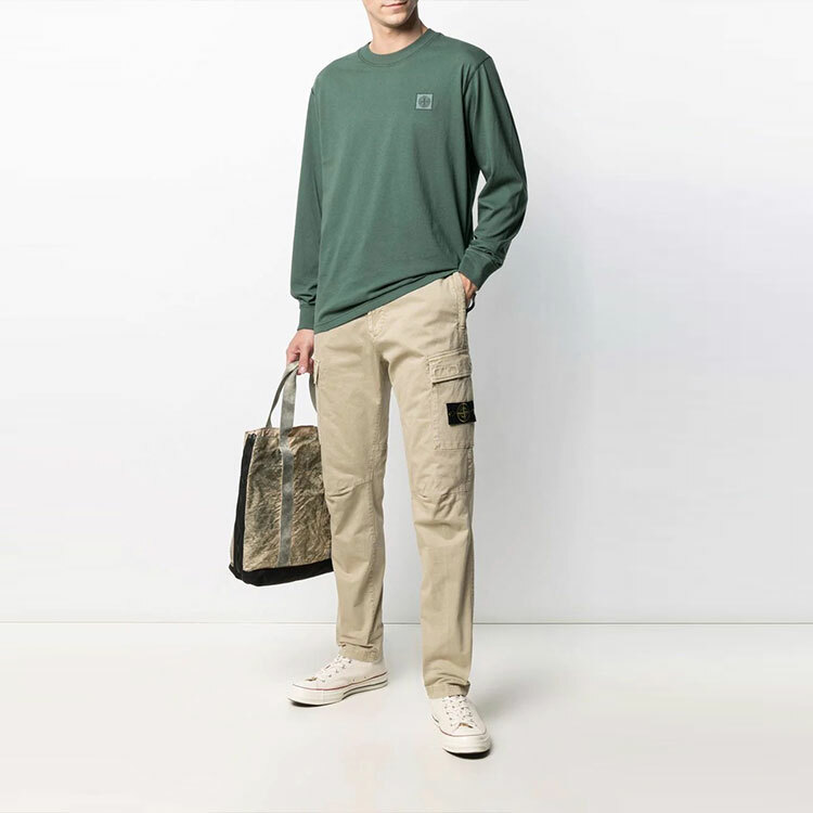 【代購】STONE ISLAND Cargo Pants Men Khaki