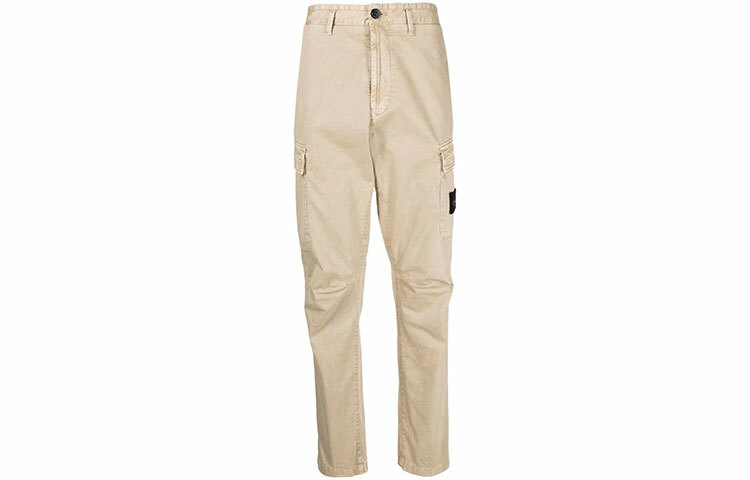 【代購】STONE ISLAND Cargo Pants Men Khaki