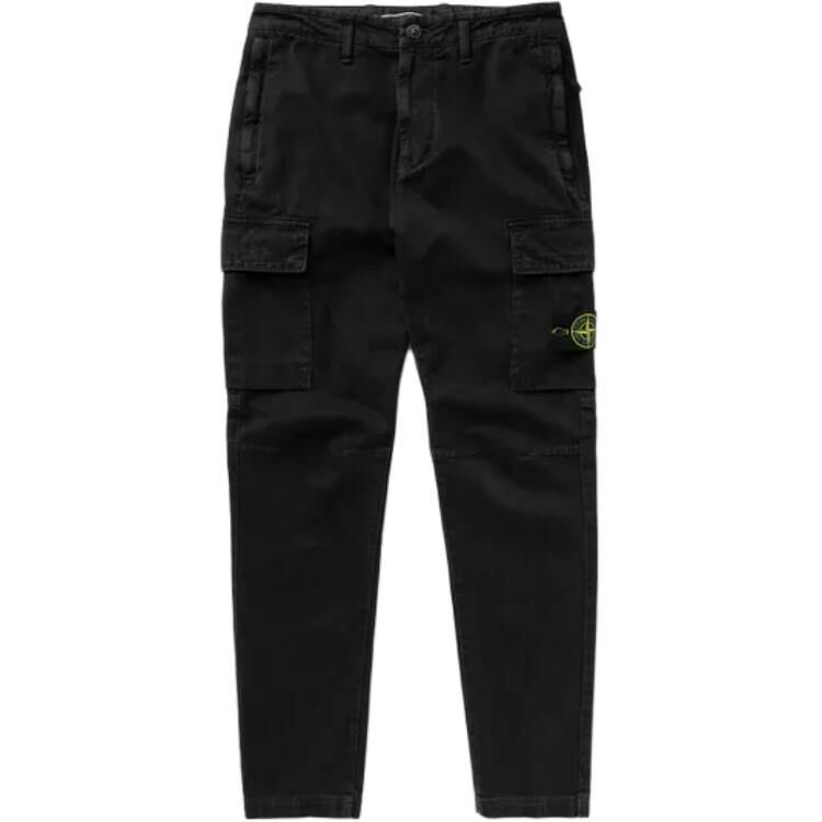 【代購】STONE ISLAND Logo-Patch Tapered Trousers