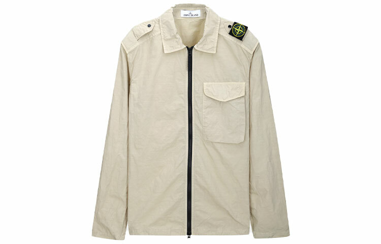 【代購】STONE ISLAND FW21 Jacket Men's Beige Yellow