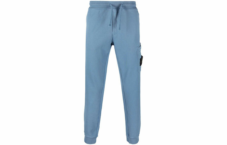 【代購】STONE ISLAND Knitted Sweatpants Men Blue