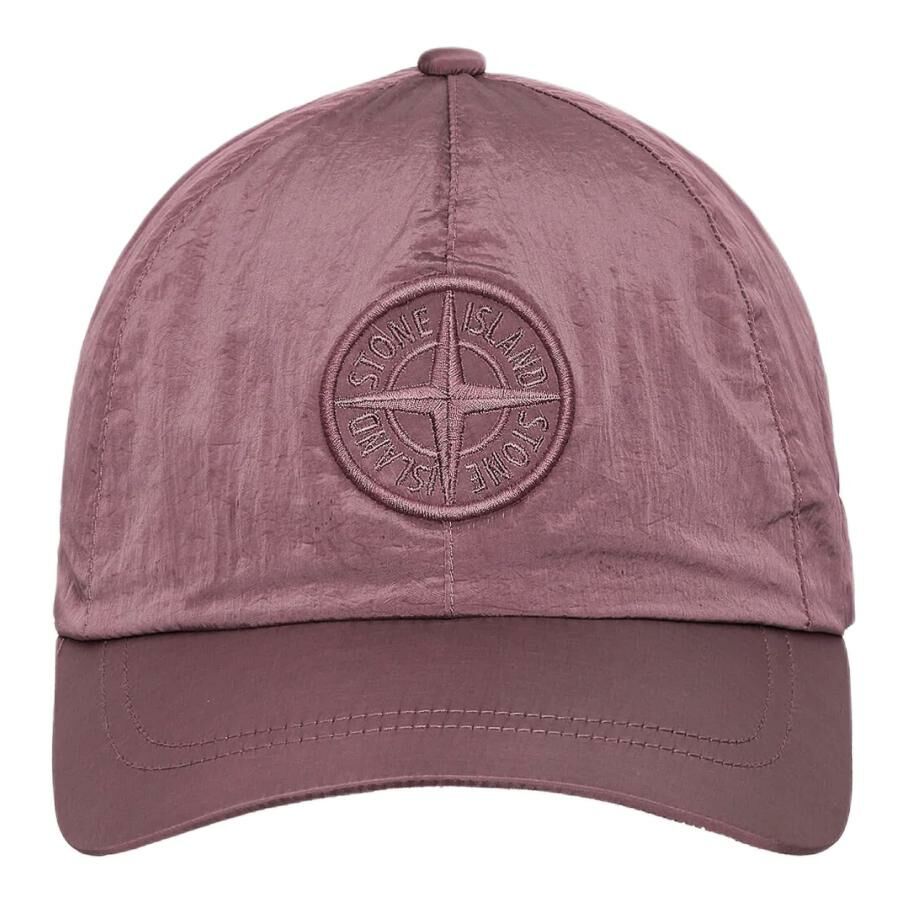 【代購】STONE ISLAND Nylon Baseball Caps Unisex Deep Red