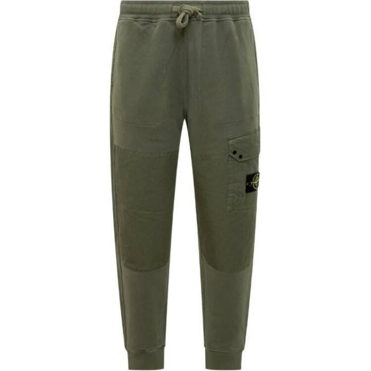 【代購】STONE ISLAND Logo Patch Cargo Jogging Pants