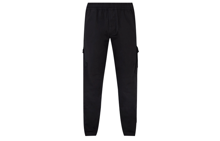 【代購】STONE ISLAND Cargo Pants Men's Black