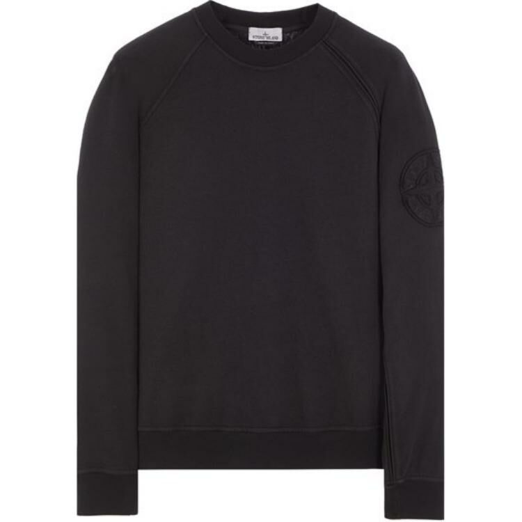 【代購】STONE ISLAND Logo Patch Crewneck Sweatshirt