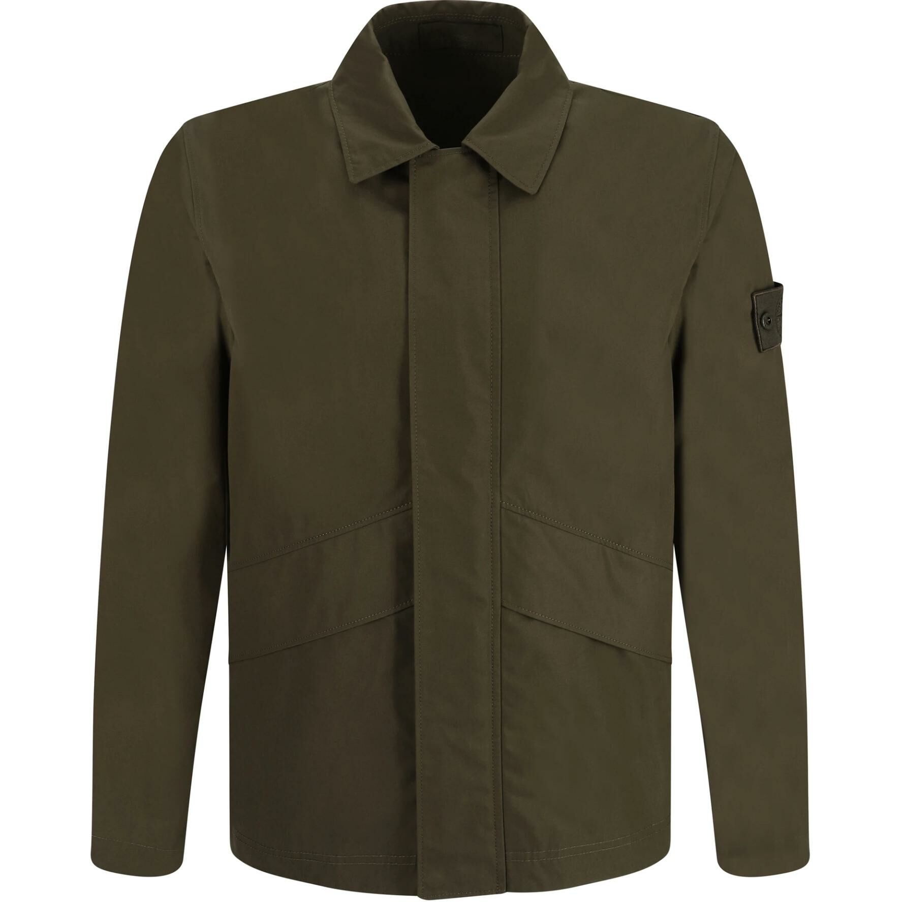 【代購】STONE ISLAND Stone Ghost Piece Compass Patch Overshirt