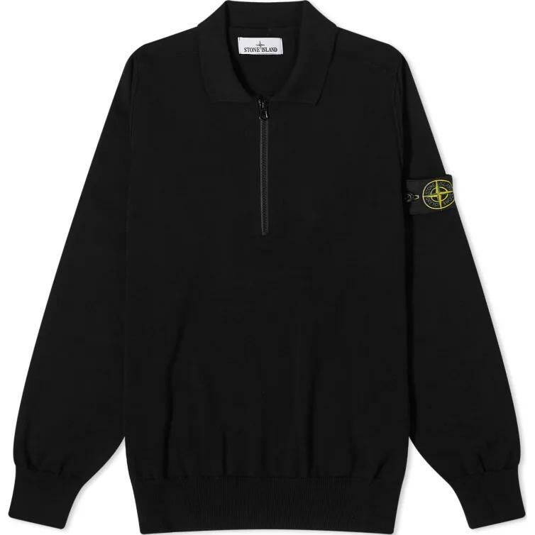 【代購】STONE ISLAND Polo Shirt Men's Black