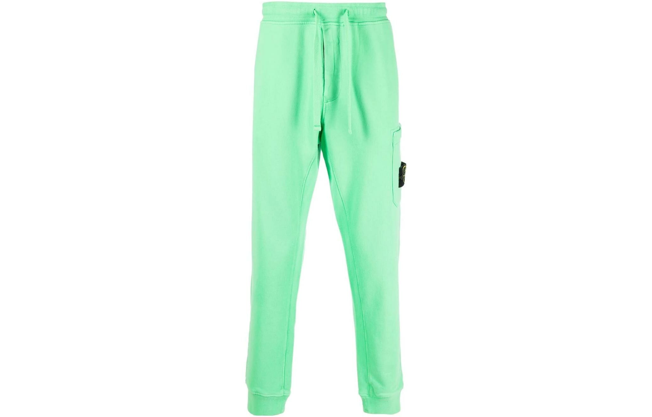 【代購】STONE ISLAND Knitted Sweatpants Men Green