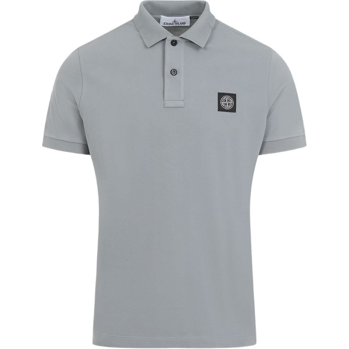 【代購】STONE ISLAND Logo Patch Short-Sleeved Polo Shirt