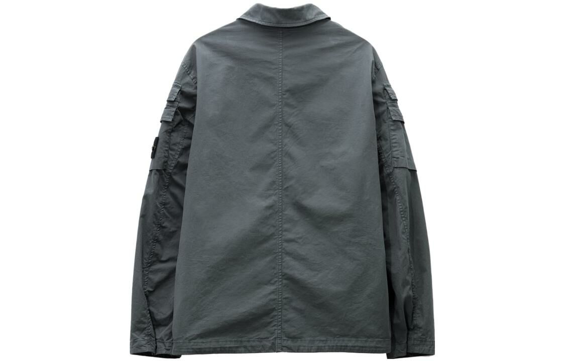 【代購】STONE ISLAND FW23 Jackets Coats Men's Lead Gray