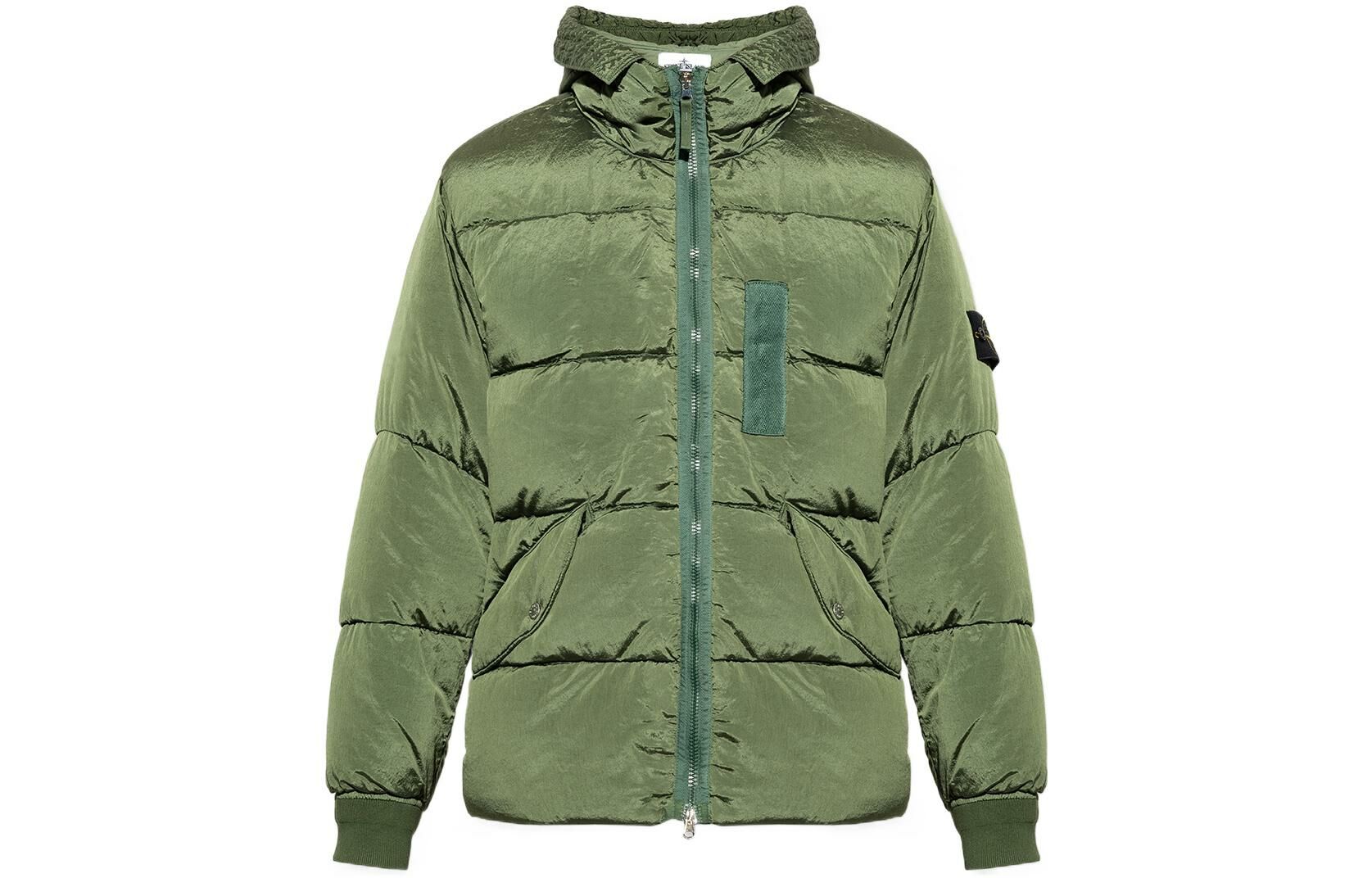 【代購】STONE ISLAND Down Jackets Men Olive Green