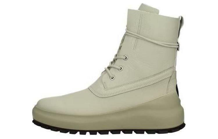 【代購】STONE ISLAND Shadow Project Logo-patch Leather Boots