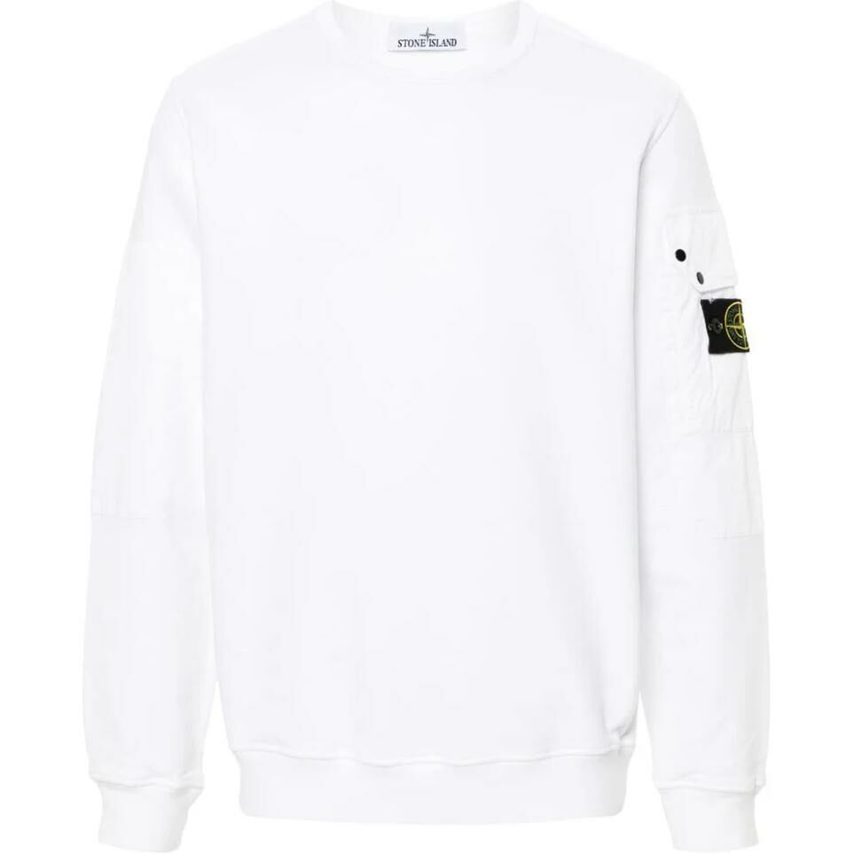 【代購】STONE ISLAND Logo Patch Crewneck Sweatshirt