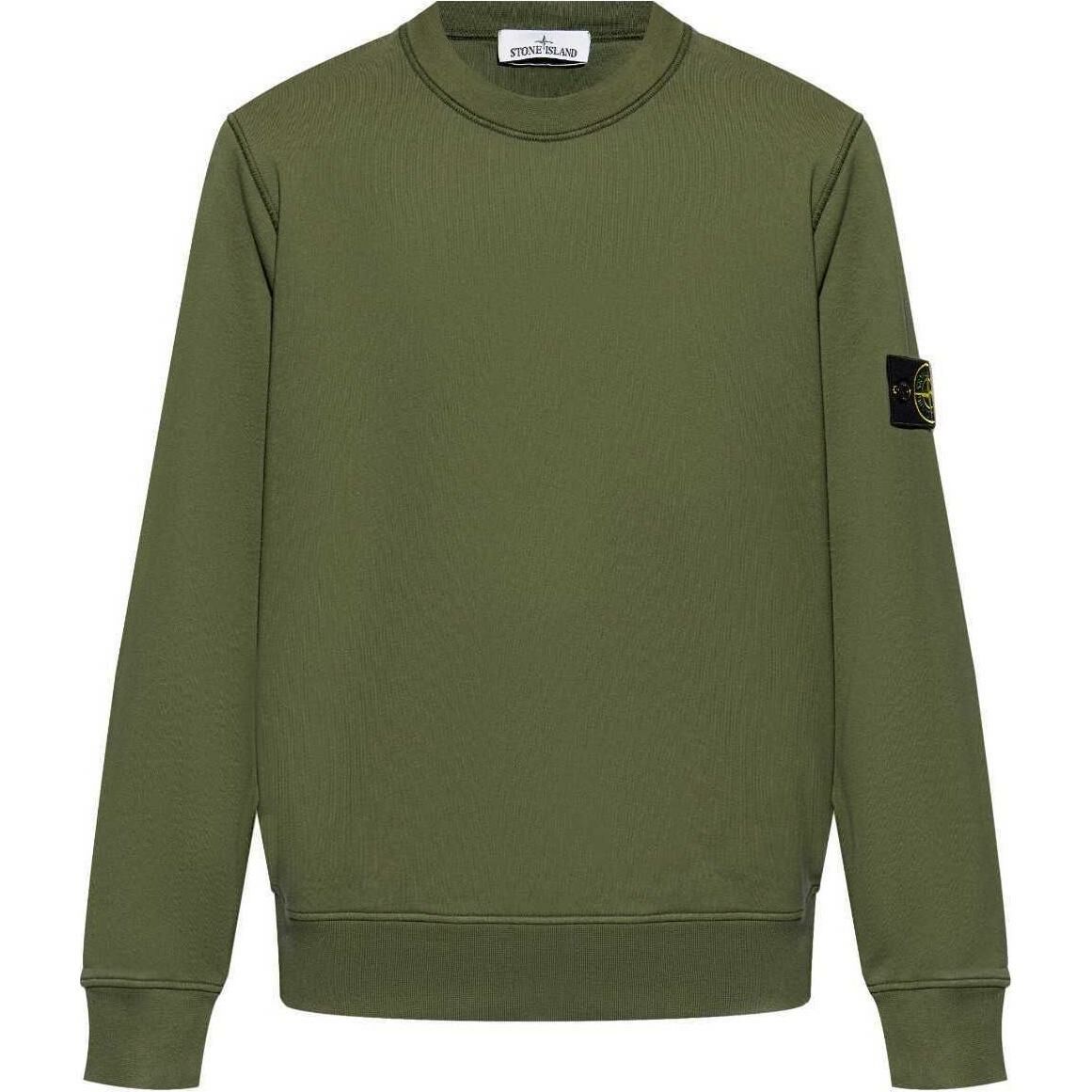 【代購】STONE ISLAND Compass-badge Cotton Sweatshirt