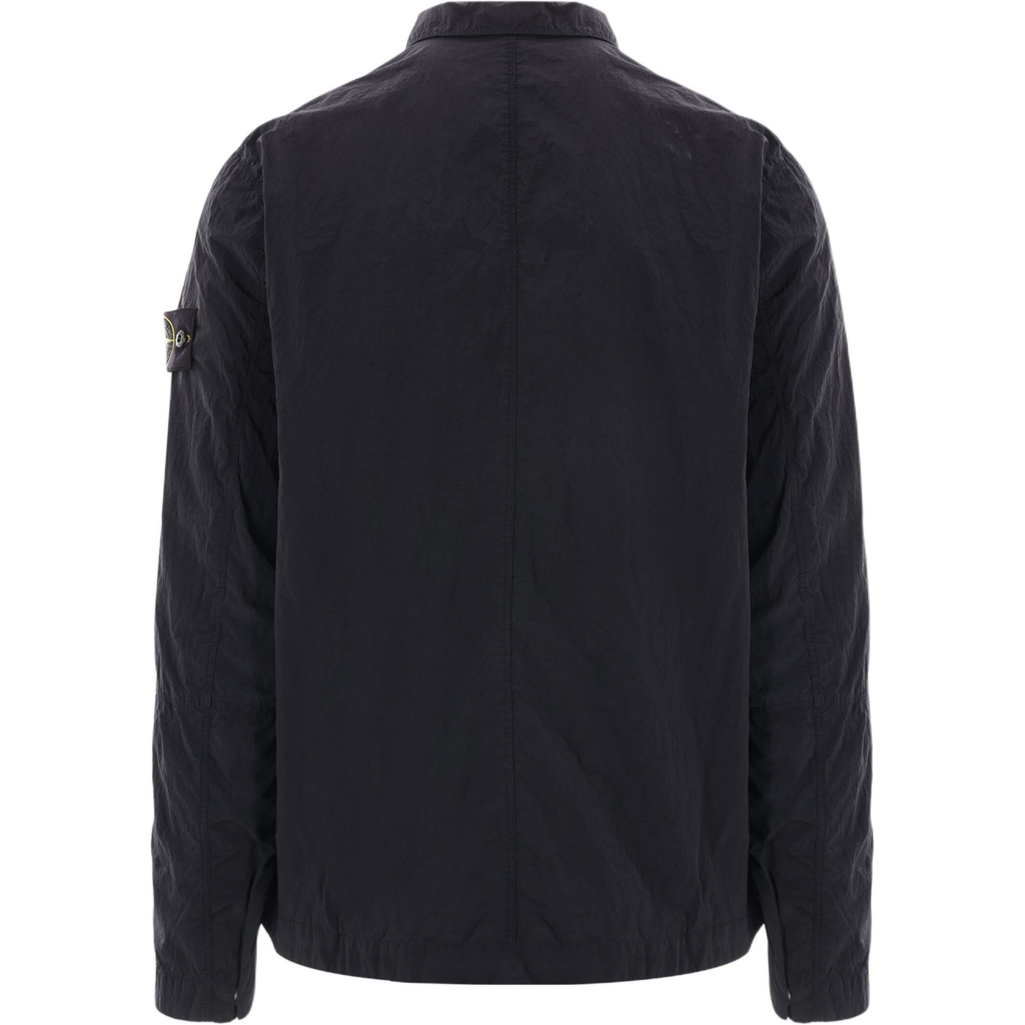 【代購】STONE ISLAND Compass Patch Zipped Overshirt