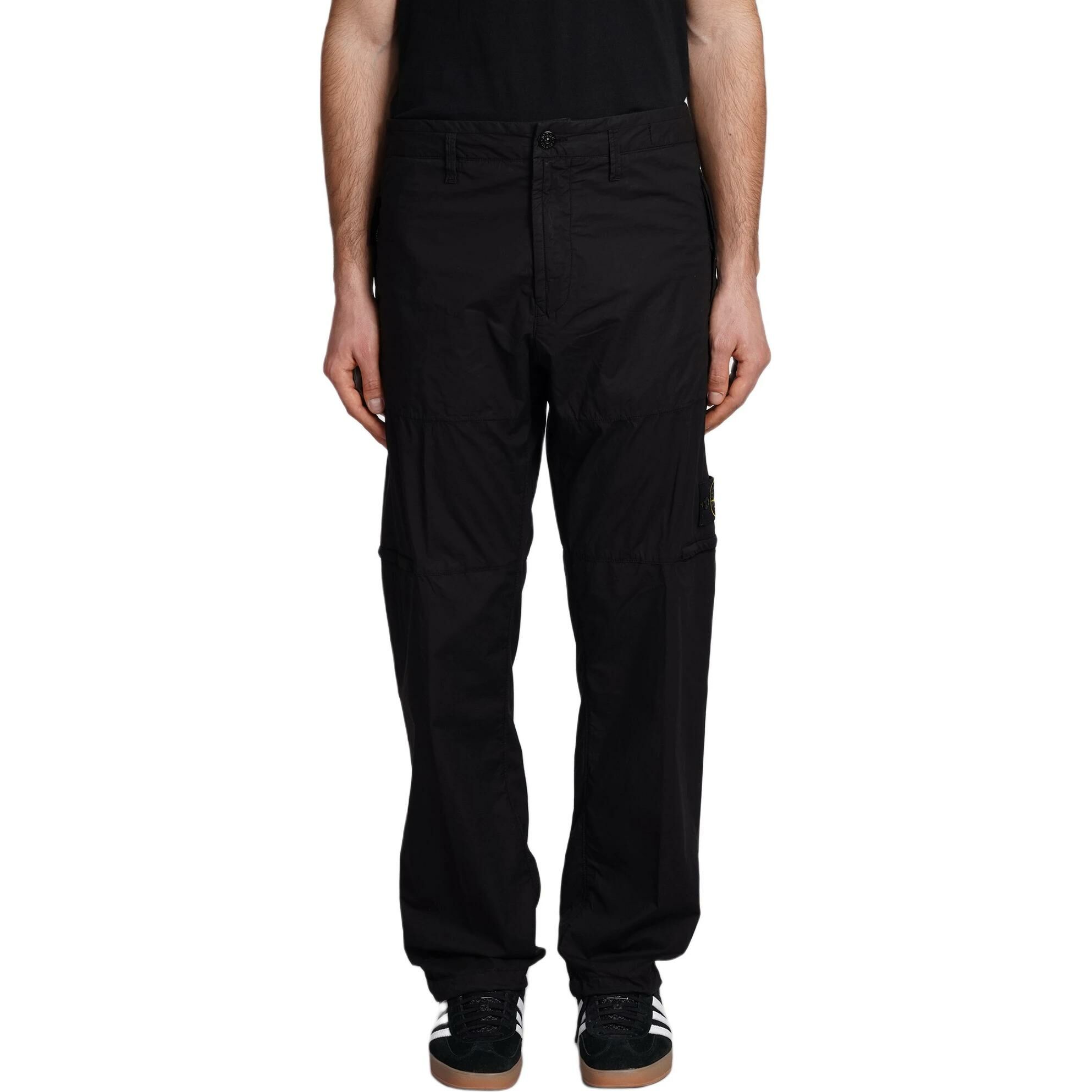 【代購】STONE ISLAND Casual Pants Men's Black