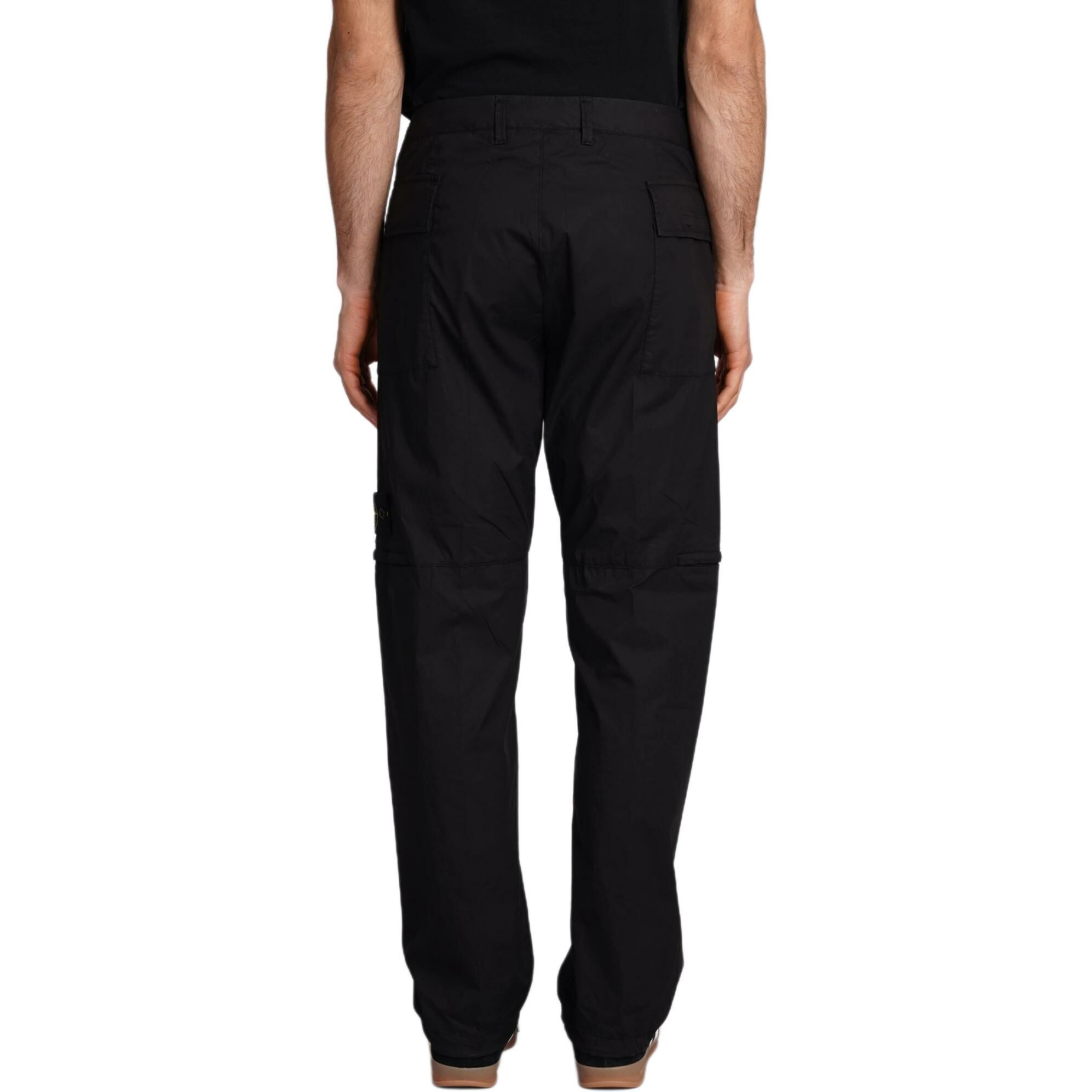 【代購】STONE ISLAND Casual Pants Men's Black