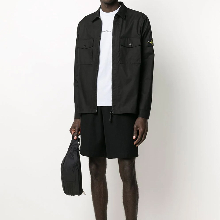 【代購】STONE ISLAND Compass-badge Shirt Jacket