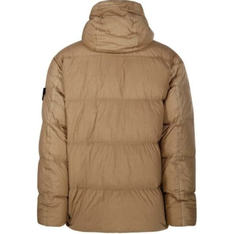 【代購】STONE ISLAND Logo Patch Hooded Puffer Jacket