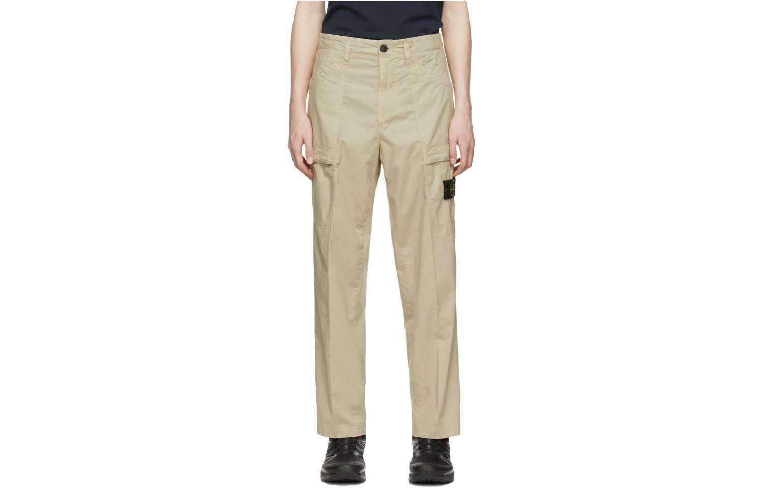 【代購】STONE ISLAND Cargo Pants Men Khaki