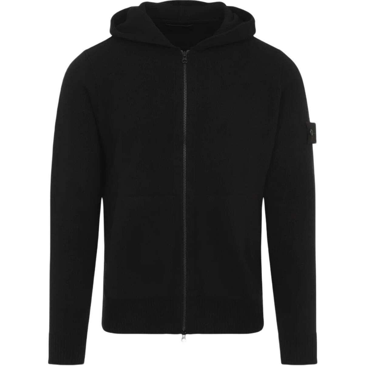 【代購】STONE ISLAND Logo Patch Knitted Cardigan