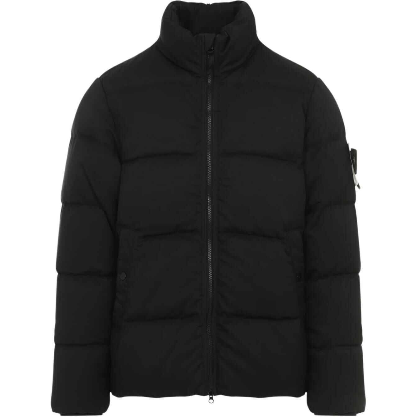 【代購】STONE ISLAND Logo Patch Zipped Padded Jacket