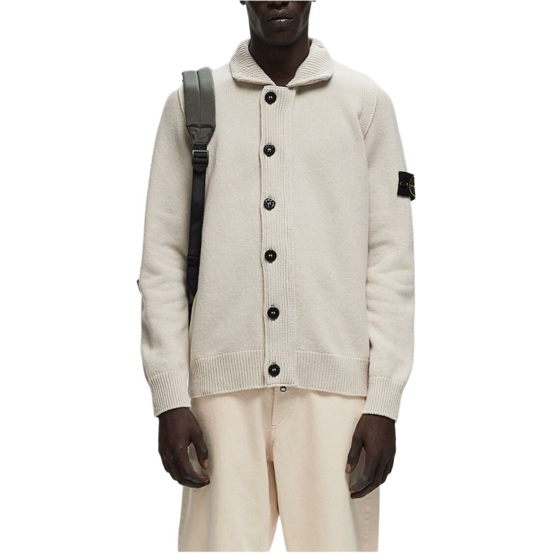 【代購】STONE ISLAND High Neck Knitted Cardigan