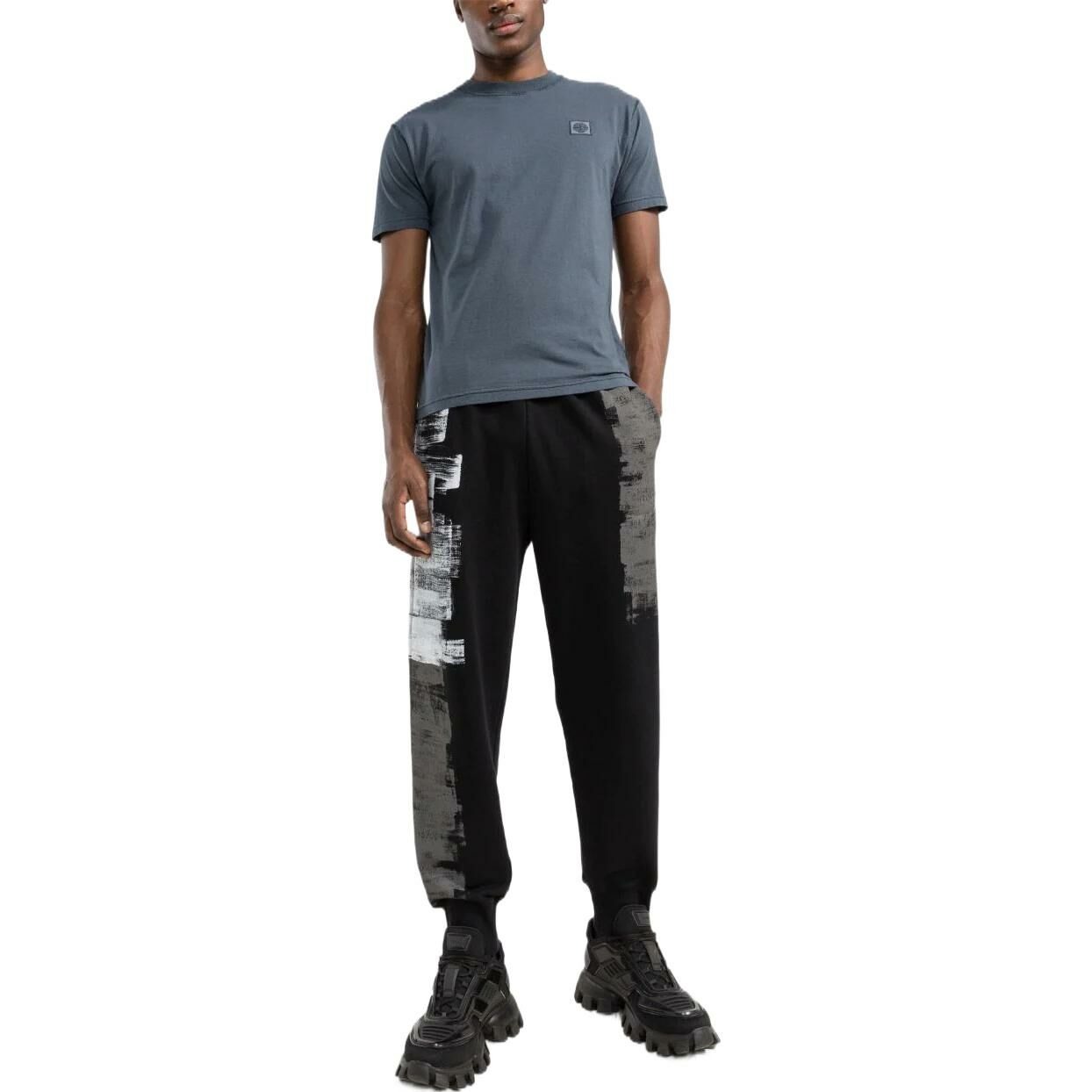 【代購】STONE ISLAND T-Shirts Men Gray Blue