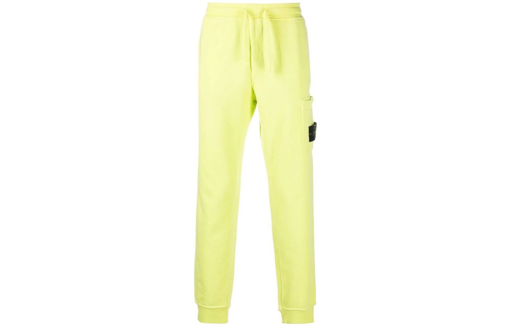 【代購】STONE ISLAND Knitted Sweatpants Men Yellow