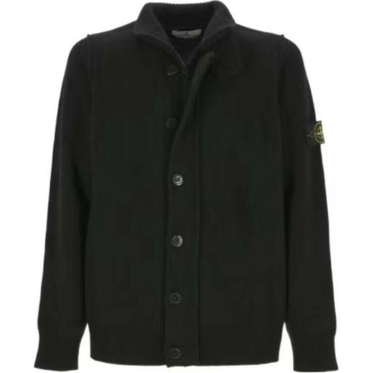 【代購】STONE ISLAND High Neck Knitted Cardigan