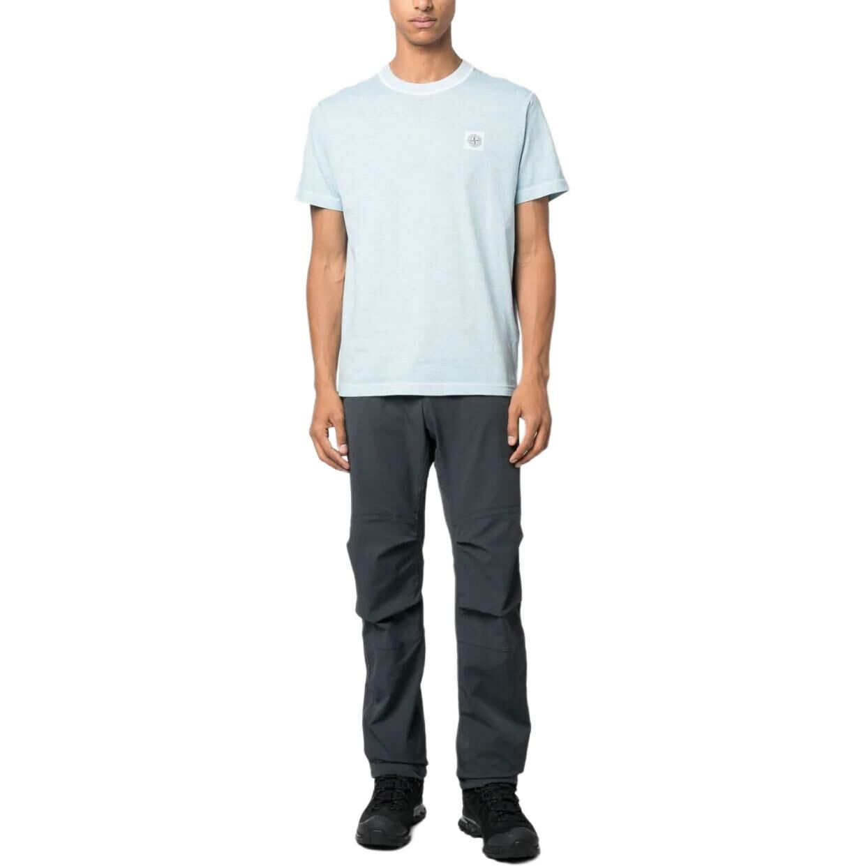 【代購】STONE ISLAND T-Shirt Men's Light Blue