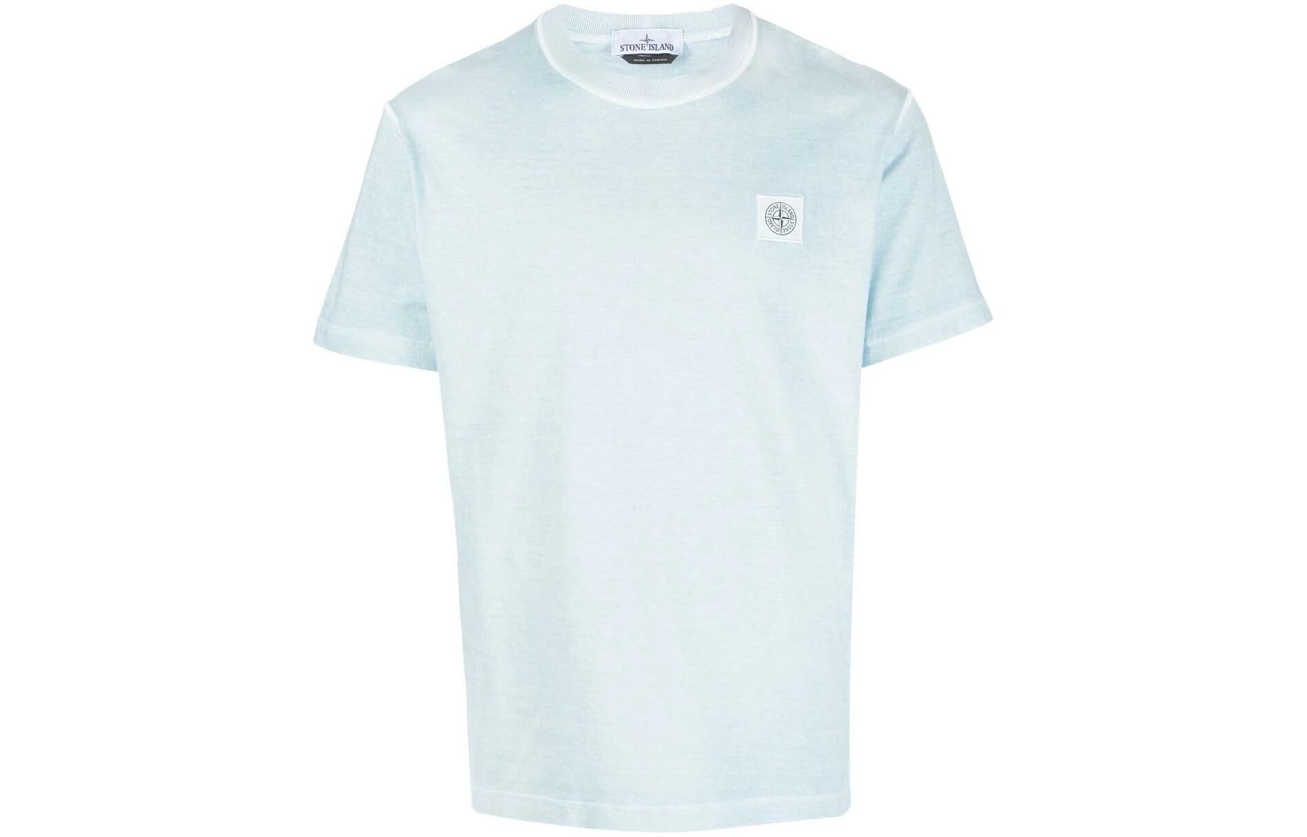 【代購】STONE ISLAND T-Shirt Men's Light Blue