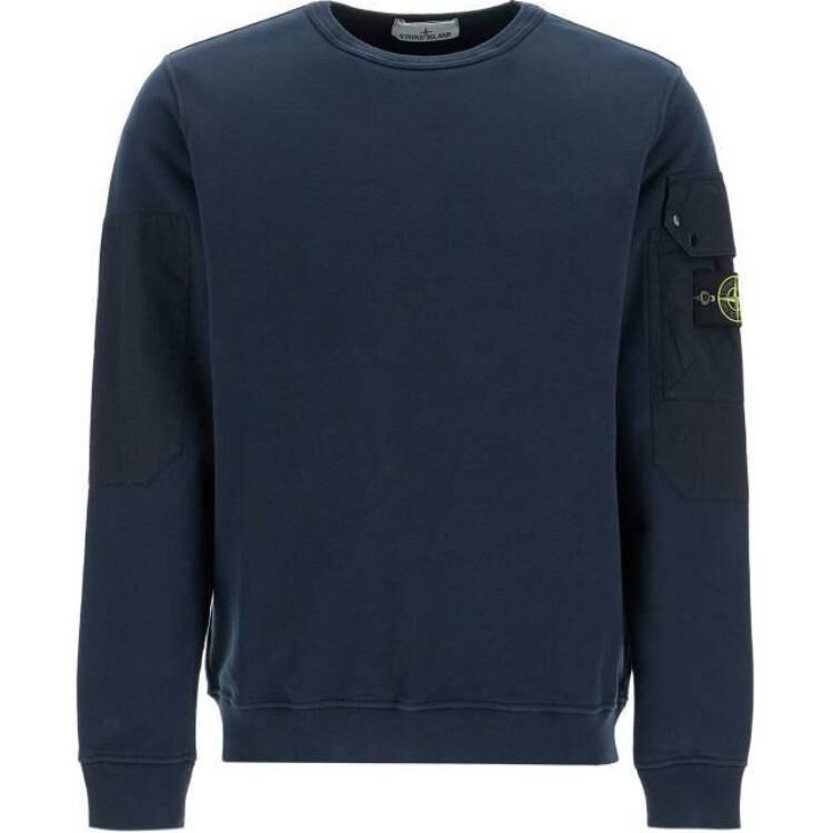 【代購】STONE ISLAND Logo Patch Crewneck Sweatshirt