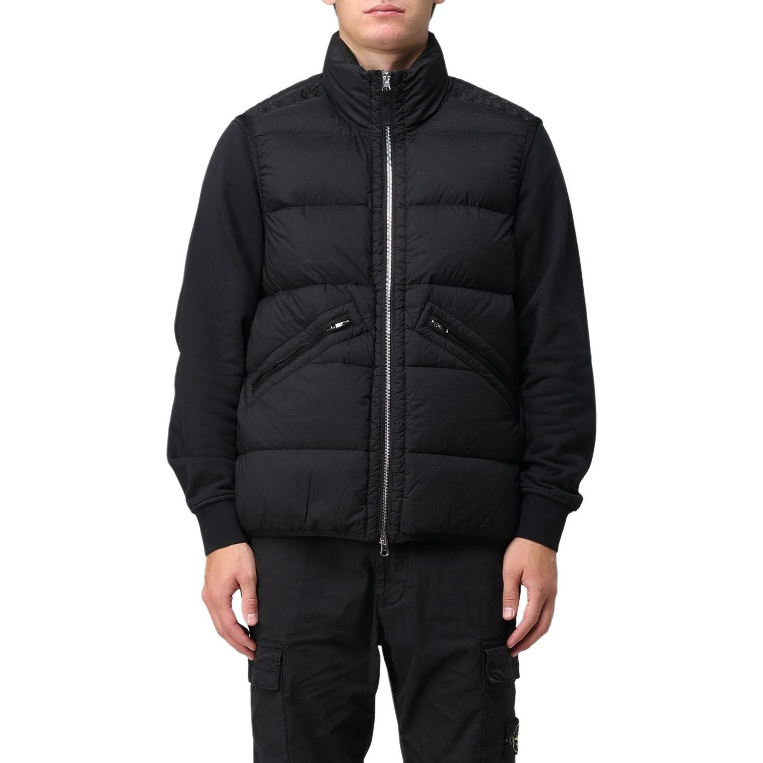 【代購】STONE ISLAND High Neck Zipped Down Gilet