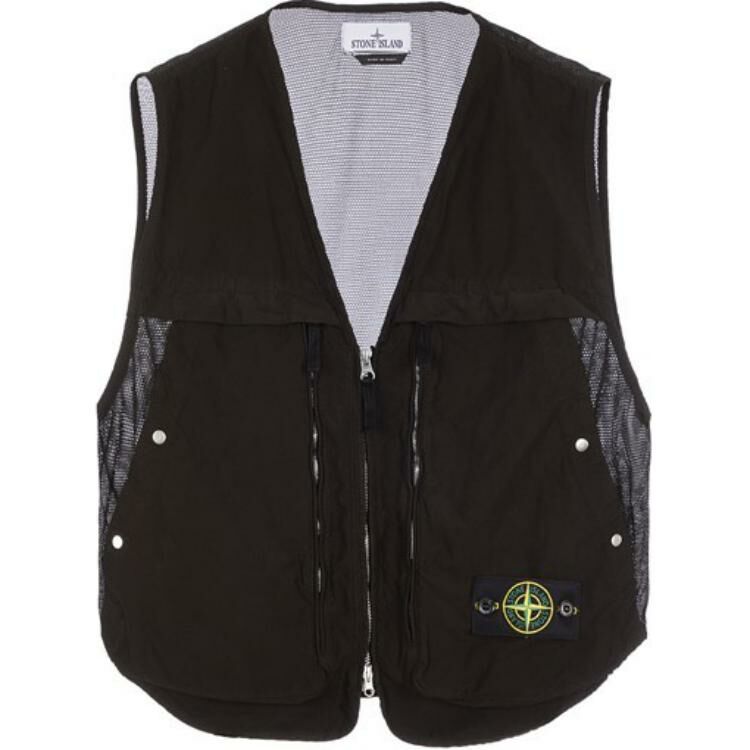 【代購】STONE ISLAND FW24 Vest Unisex Black