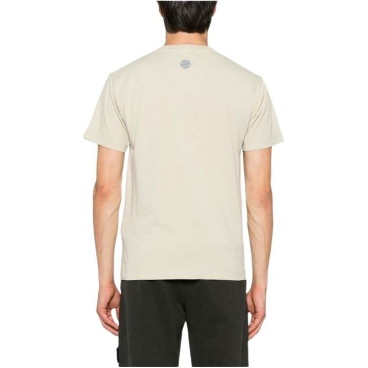 【代購】STONE ISLAND Logo Printed Crewneck T-Shirt