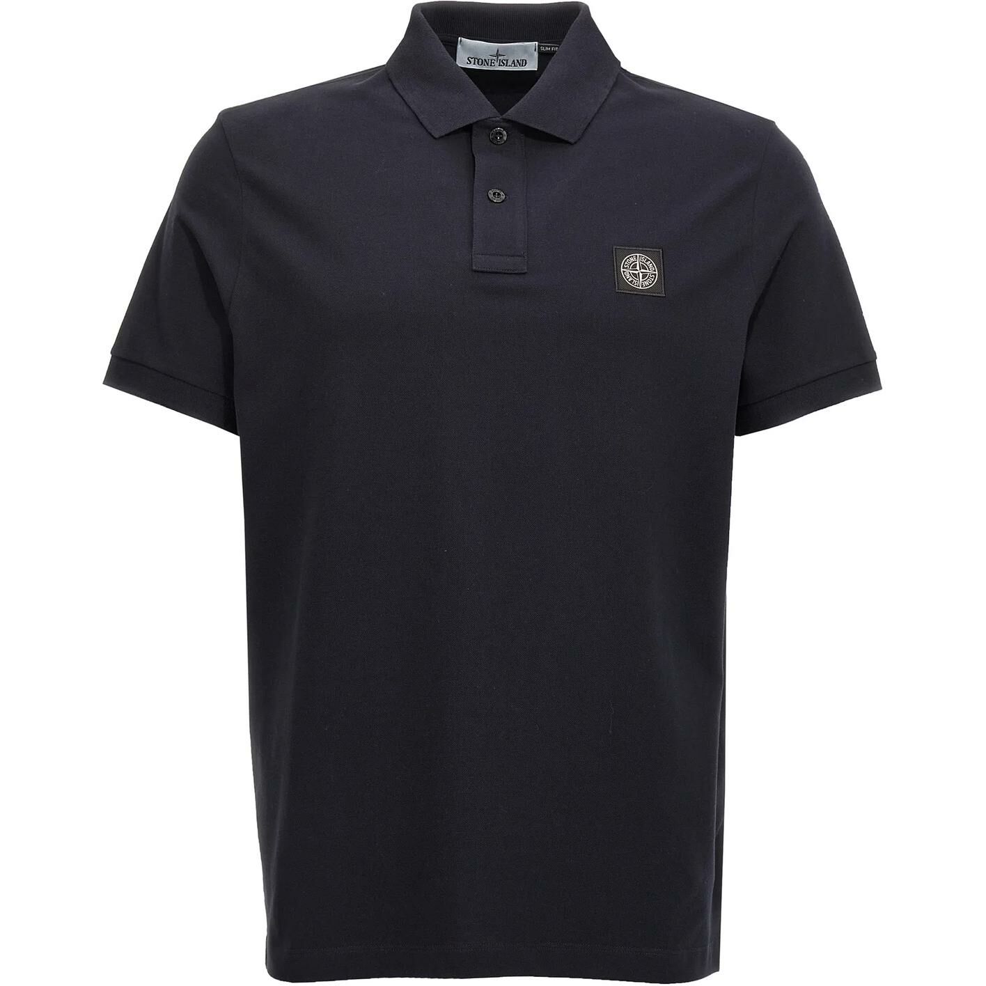 【代購】STONE ISLAND Logo Patch Polo Shirt