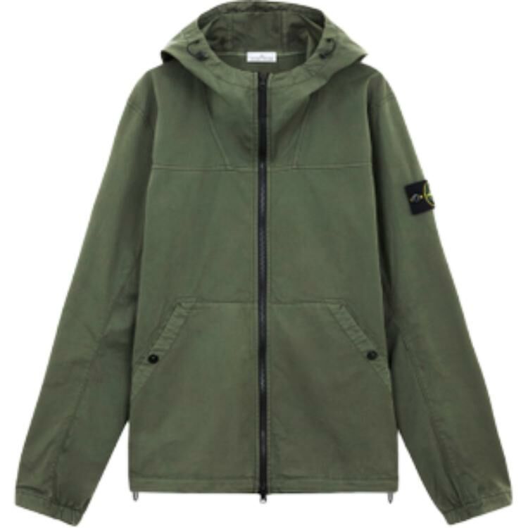 【代購】STONE ISLAND Zip-Up Hooded Overshirt