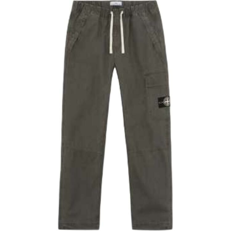【代購】STONE ISLAND Logo Patch Drawstring Pants