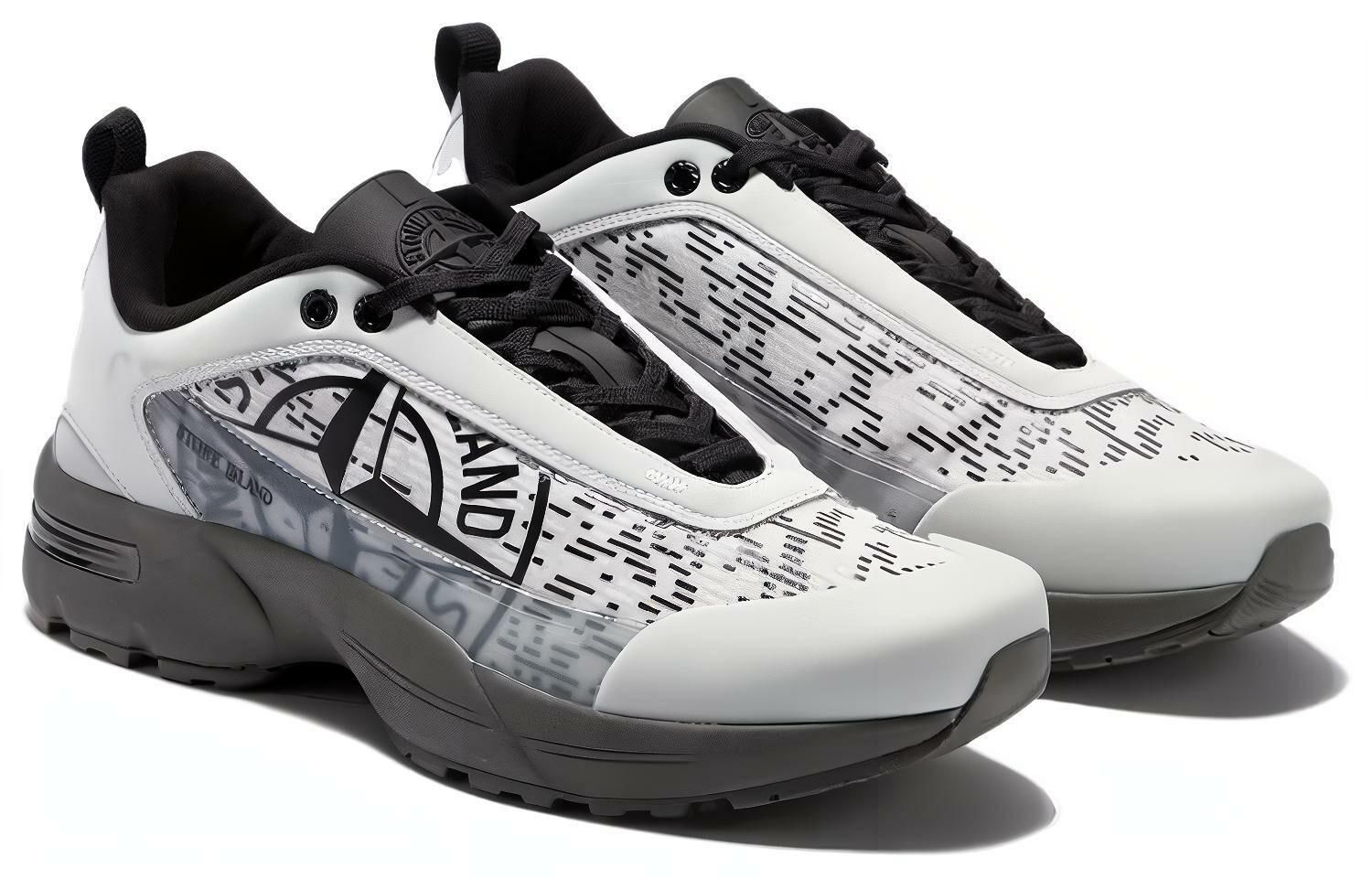 【代購】STONE ISLAND Low-Top Casual Shoes Men's Gray