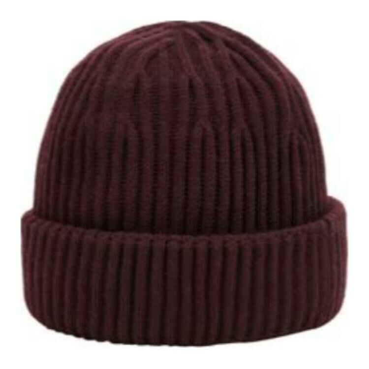 【代購】STONE ISLAND Wool Beanies Men's Burgundy